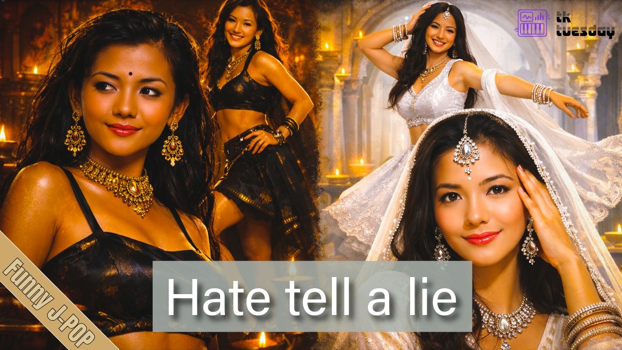 Hate tell a lie / 華原朋美 – Bollywood Glam Pulse ver.｜Funny J-POP｜Shine in Motion