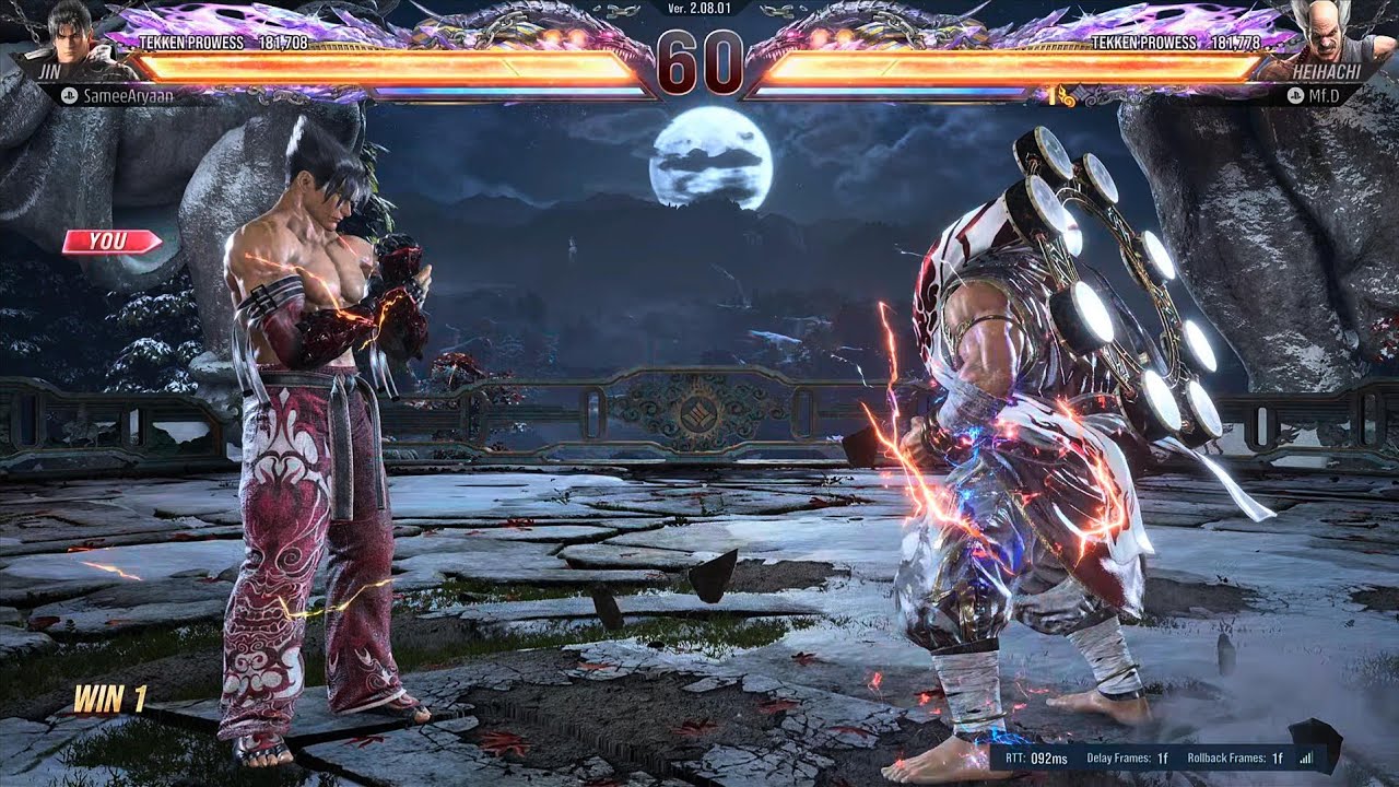 Jin VS Heihachi Tekken 8 Online Ranked Match | Season 2