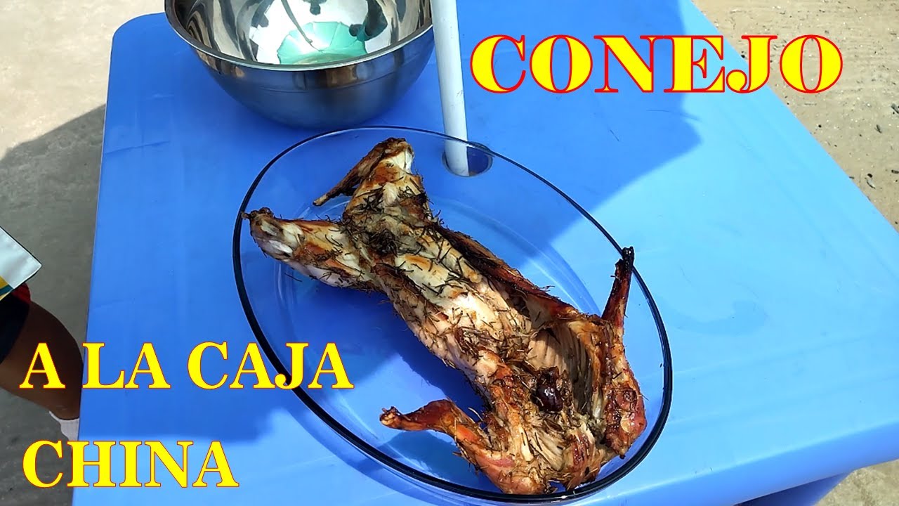 CONEJO A LA CAJA CHINA