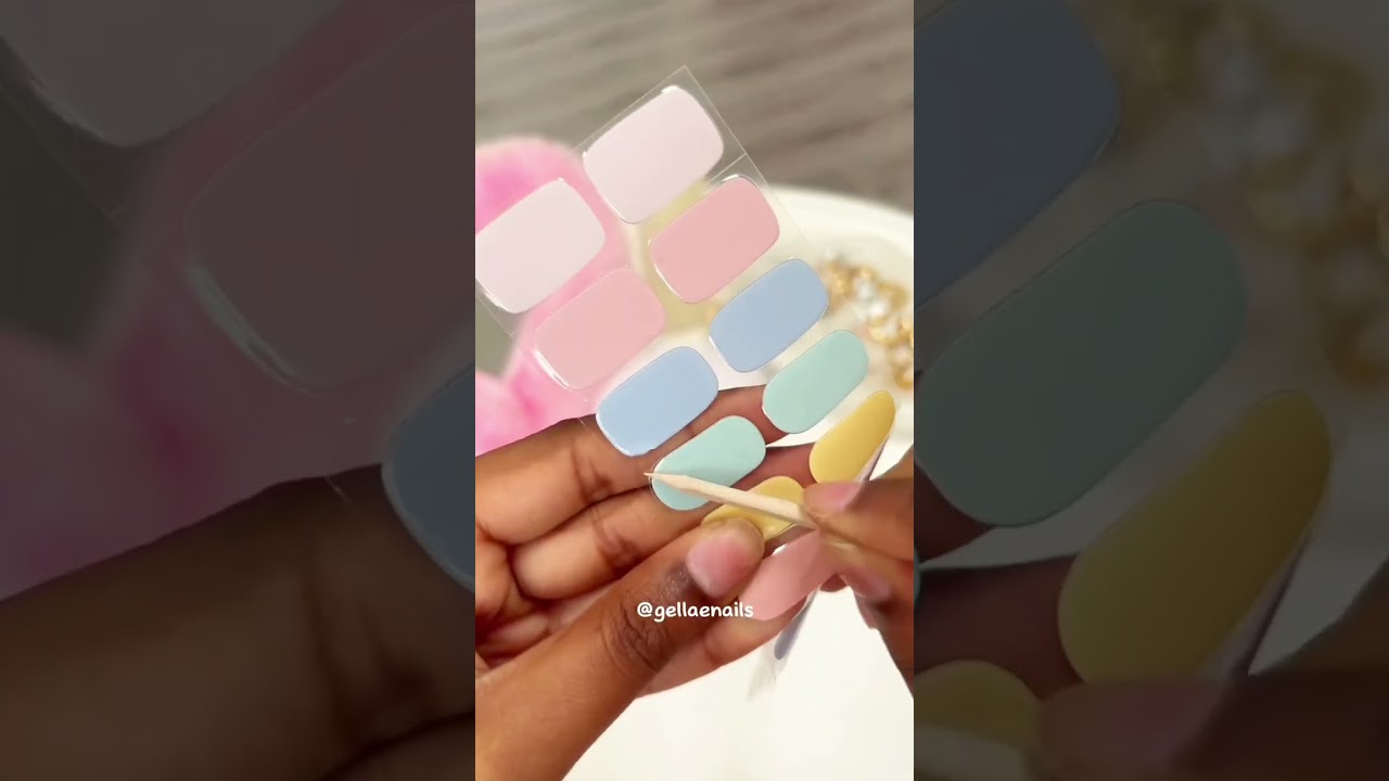 Dive into a pastel paradise with me! Relax and enjoy rainbow ASMR vibes 🌈💅 #PastelNails #asmr