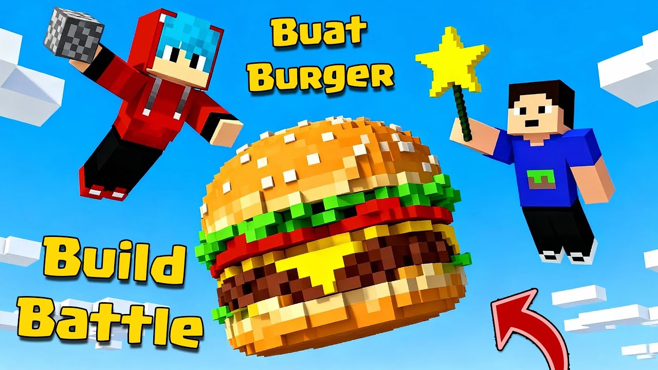 BUILD BATTLE BERSAMA BAMBANG JUARA TERUS DI MINECRAFT
