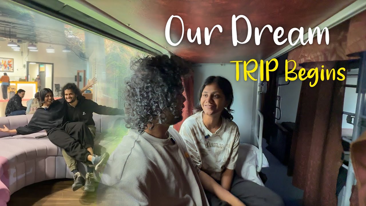 Our Dream Trip Begins | Kerala to Manali Train Journey | 2Cupz Vlog | EP1