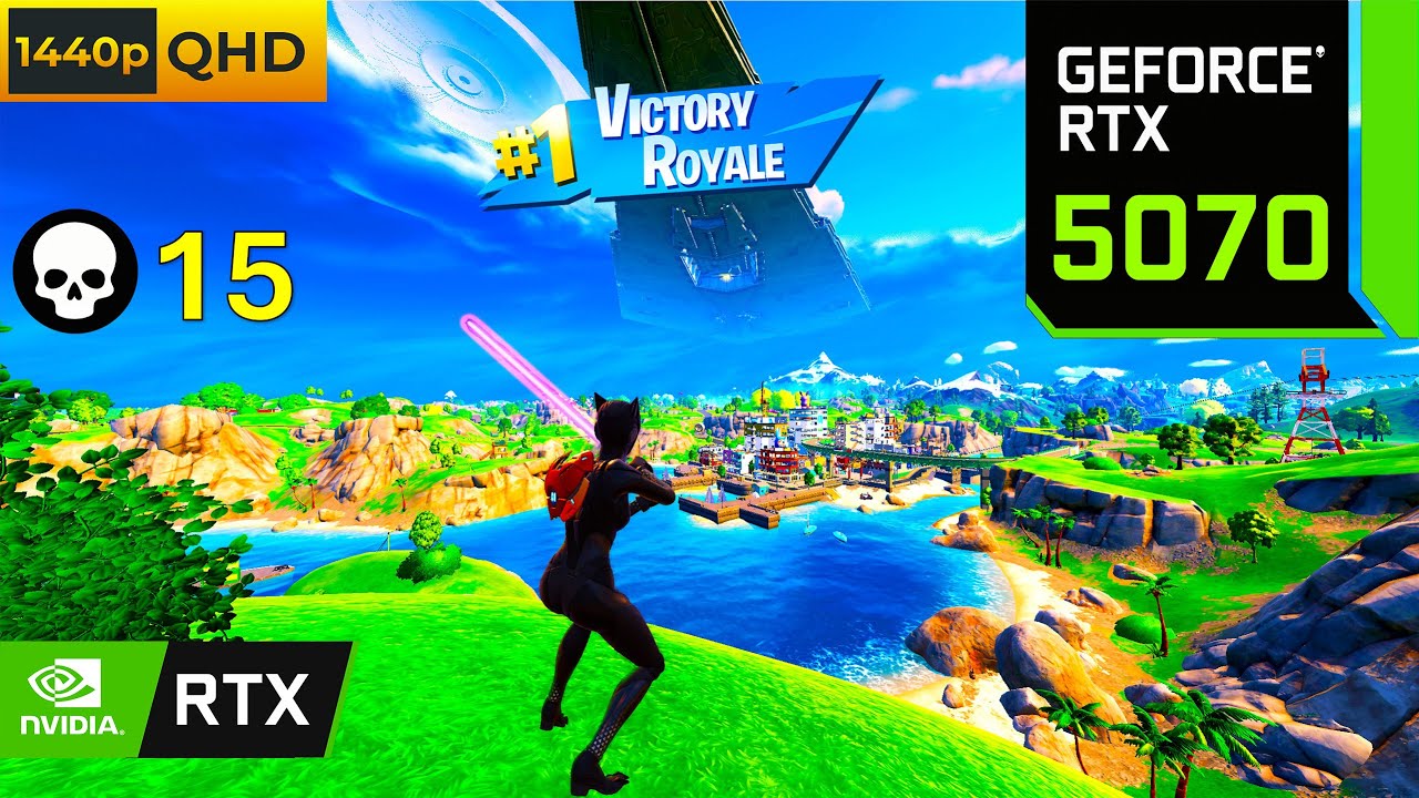 Fortnite : RTX 5070 + 7800X3D ( Performance Mode 1440P Maximum Settings )