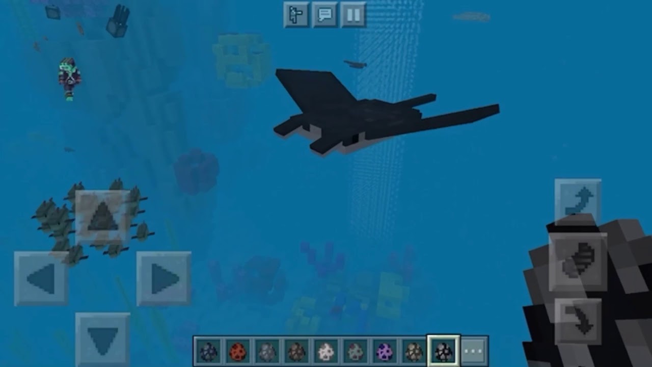 Ocean animals in Minecraft
