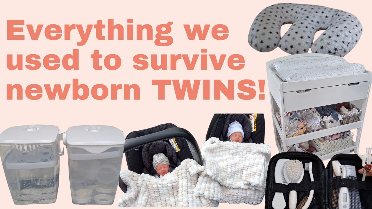 Everything you need if expecting twins! Things that are essential and things we wouldn't buy.