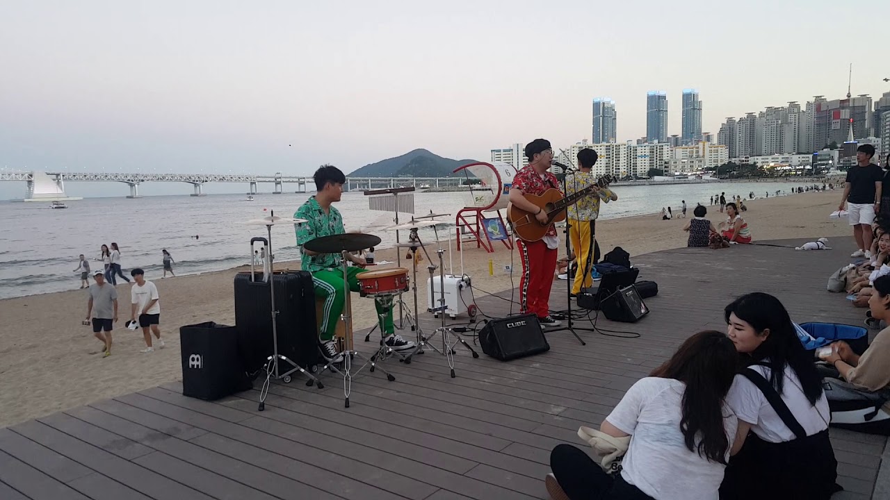가능동밴드 [너에게난] 광안리버스킹 스타트곡