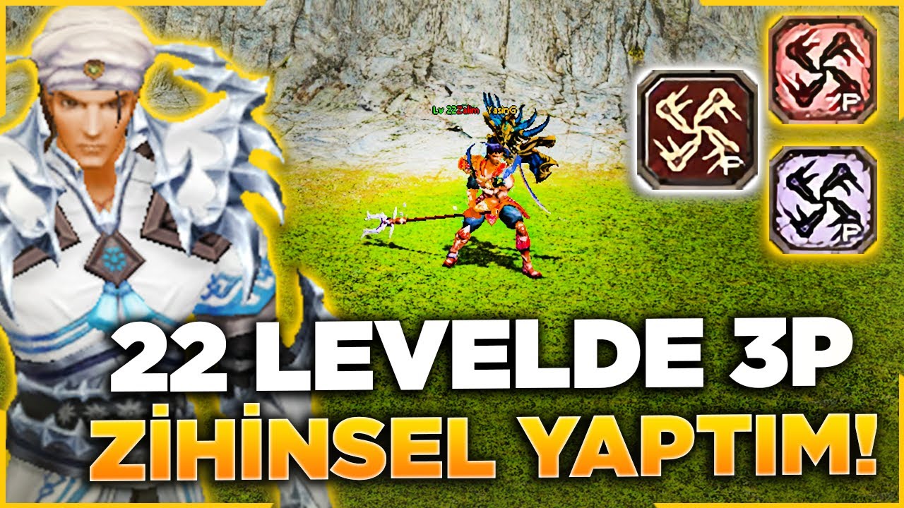 22 LEVELDE 3P ZİHİNSEL YAPTIM! | HASAR UÇTU !! | İNANILMAZ ŞANS! | Metin2 Lucifer#6