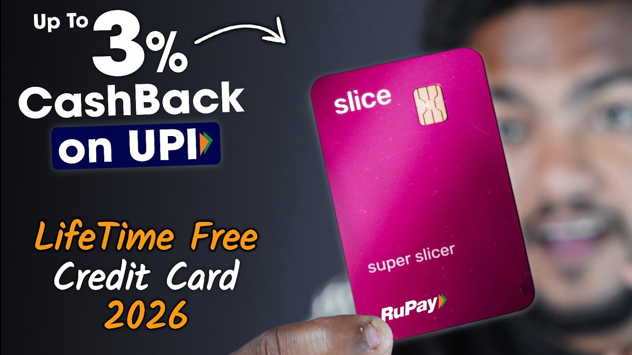 slice Savings Account & LifeTime Free slice Super Credit Card | Upto 3% CashBack on UPI | slice-in-3