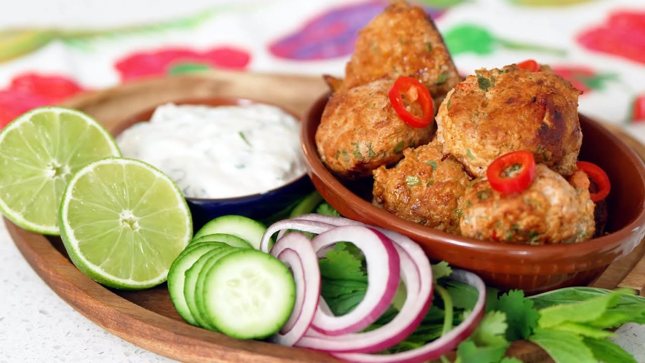 Our State On A Plate - Tandoori Chicken Meatballs