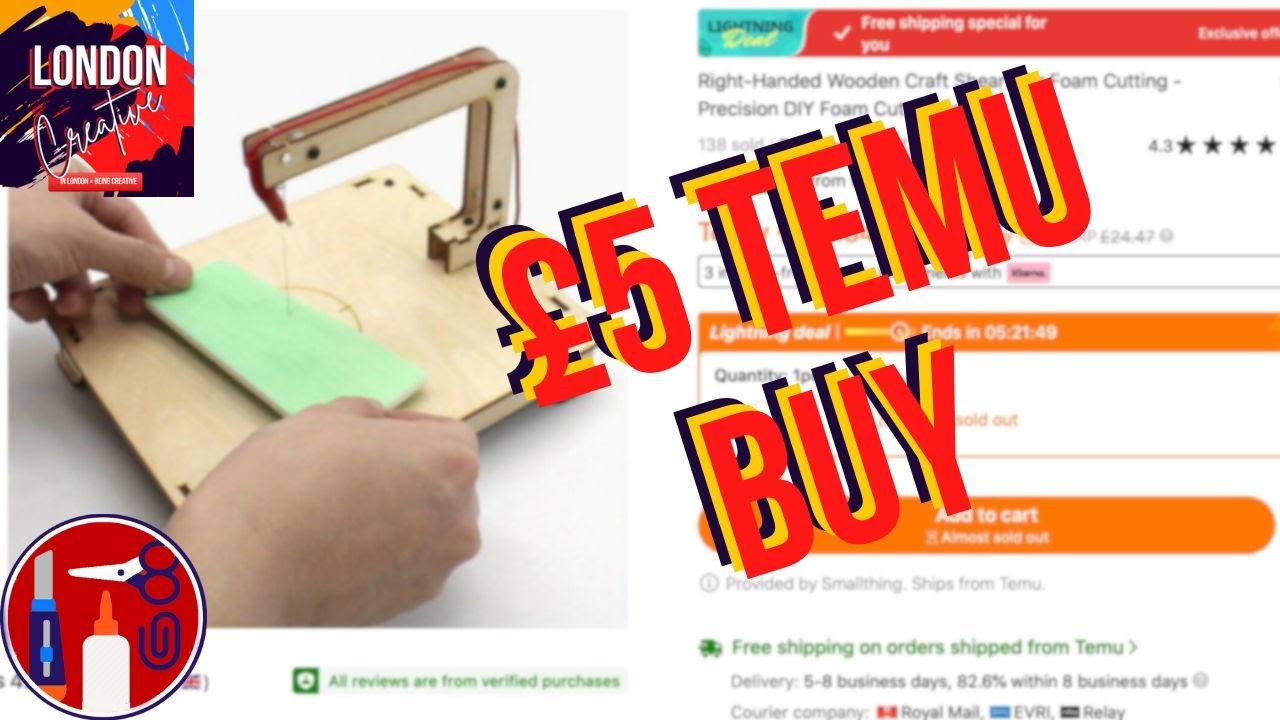 The £5 TEMU FOAM CUTTER