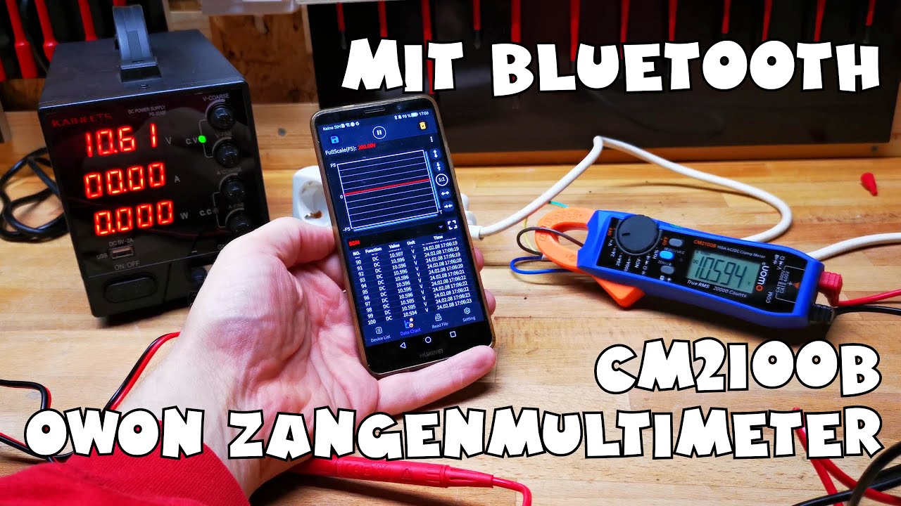 OWON CM2100B Mini Bluetooth Zangenmultimeter