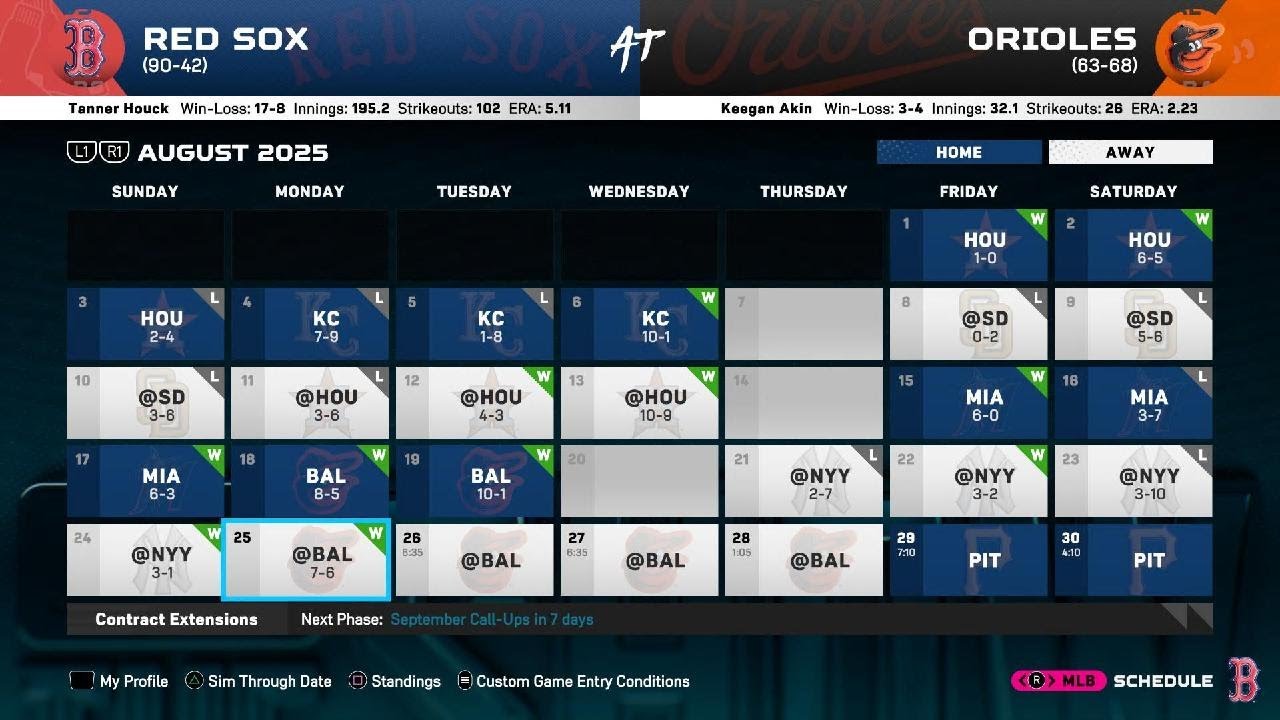 Franchise #132 vs Baltimore Orioles