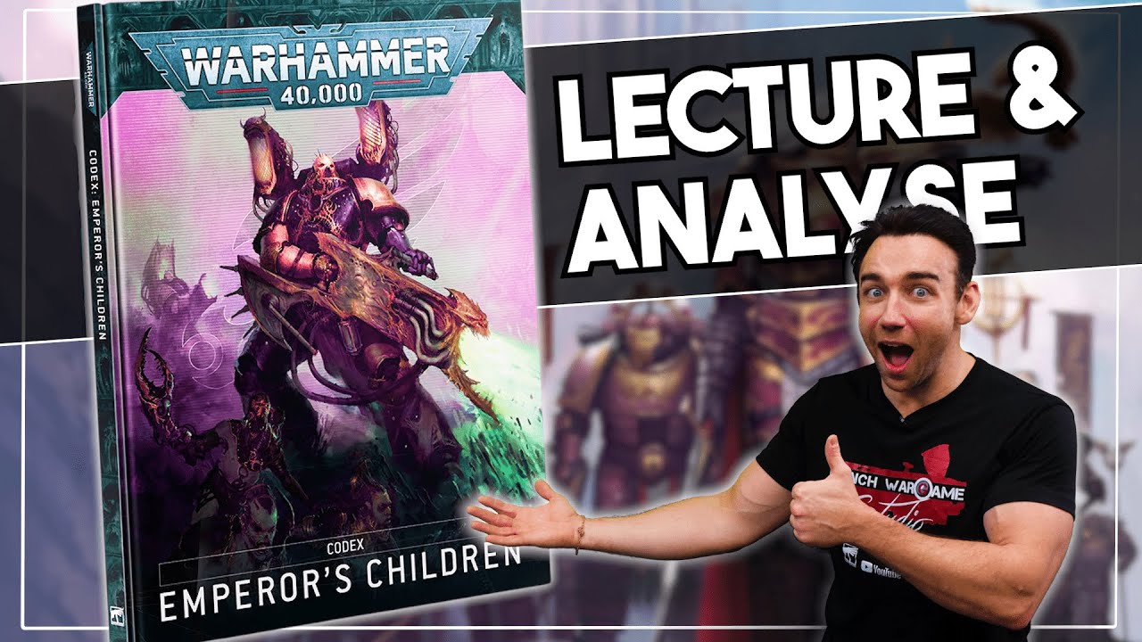 Une Nouvelle arm&eacute;e pour Warhammer 40.000 - CODEX Review Emperor's Children