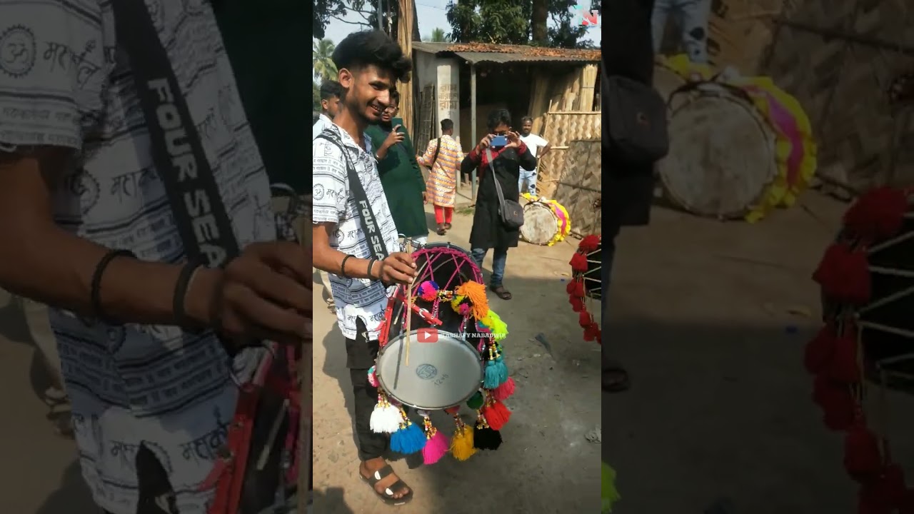 NABADWIP RASH 2024 Tasa 18| SARAFAT DHOL TASHA Beautiful danka Performance By Duo Rohit&Ronit