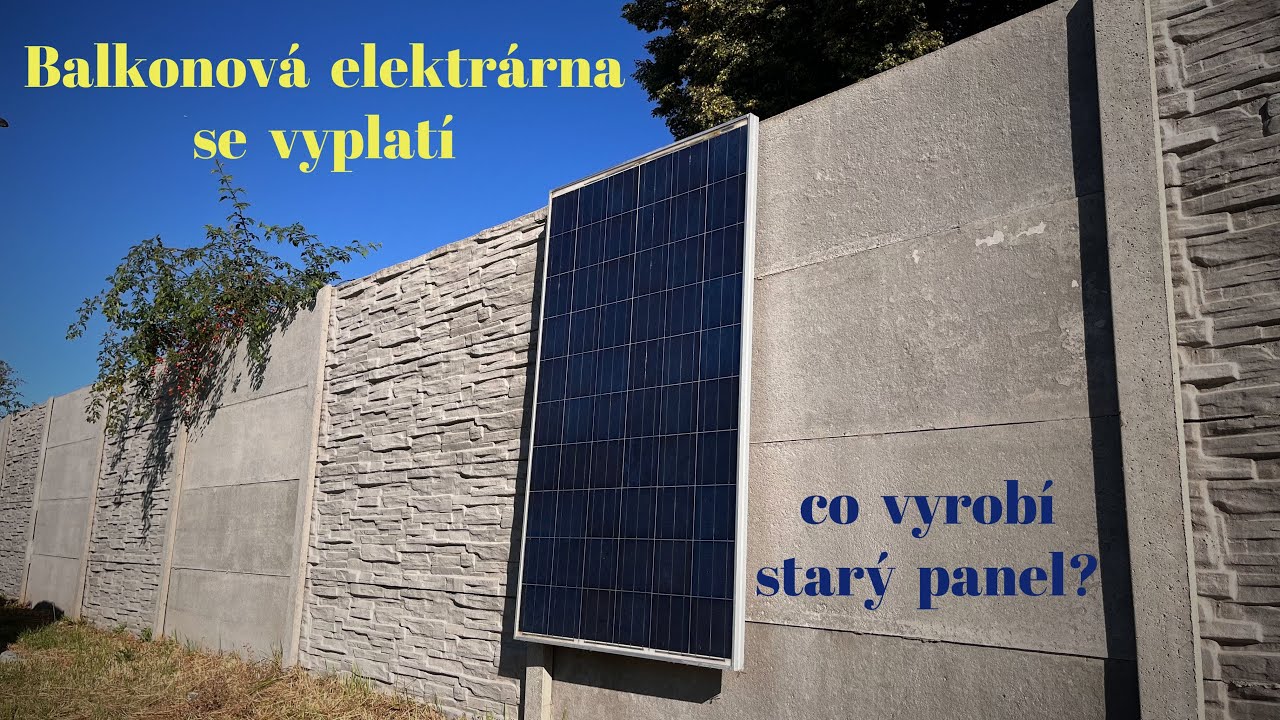 Vyplatí se balkonová FVE?