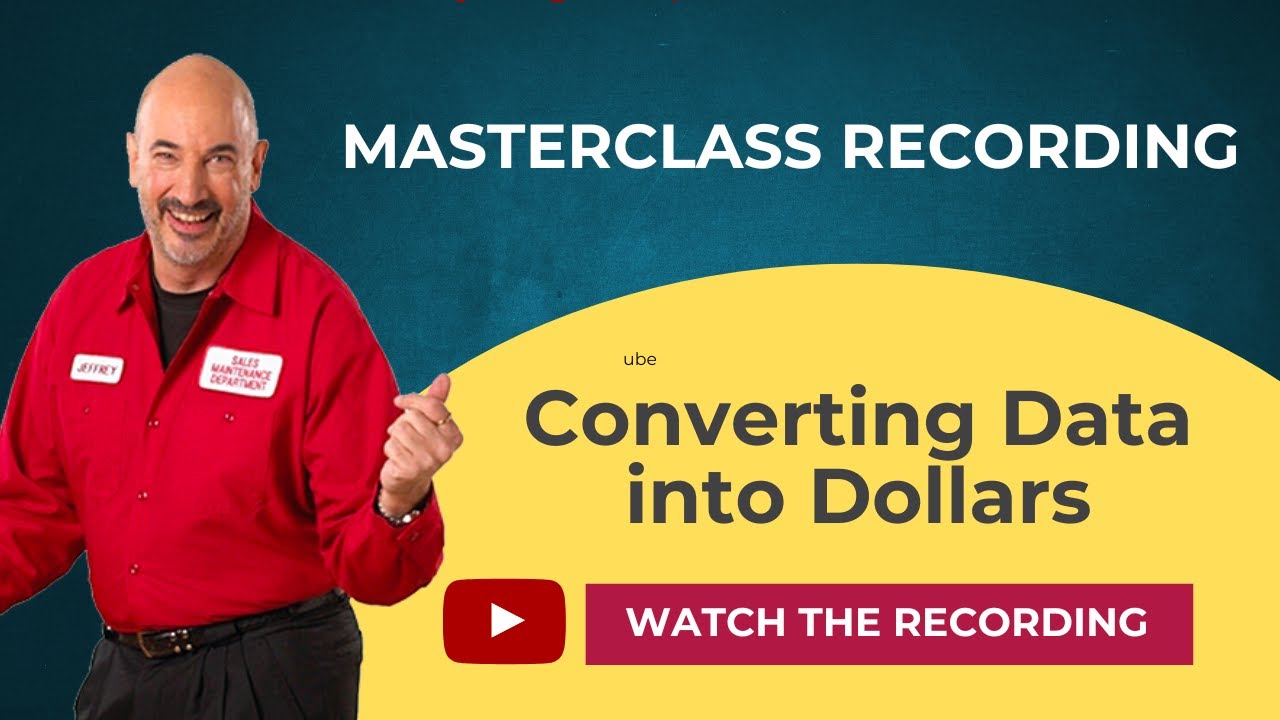 Live Masterclass: Converting Data into Dollars