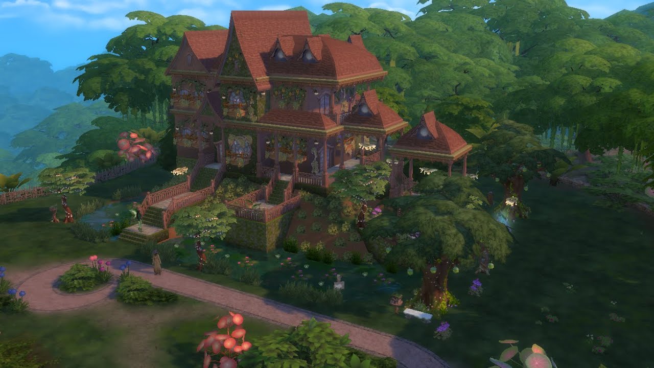 The Sims 4 Fairy House in Innisgreen No CC by TatyanaName