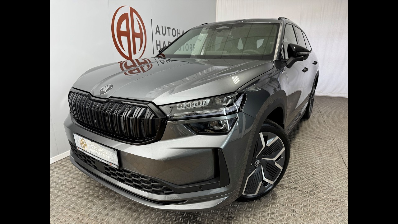 Skoda Kodiaq 2.0 TDI 4x4 Sportline Pano AHK 7-Sitze - Graphite Grau