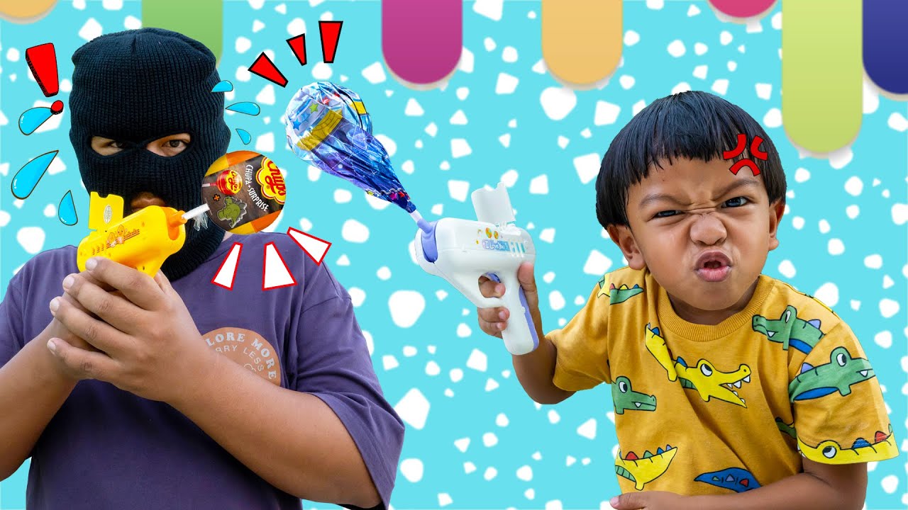 ดวลปืนลูกอม ลูกอมยักษ์ ลูกอมจูราสสิค เวิลด์  | พี่ปลื้ม