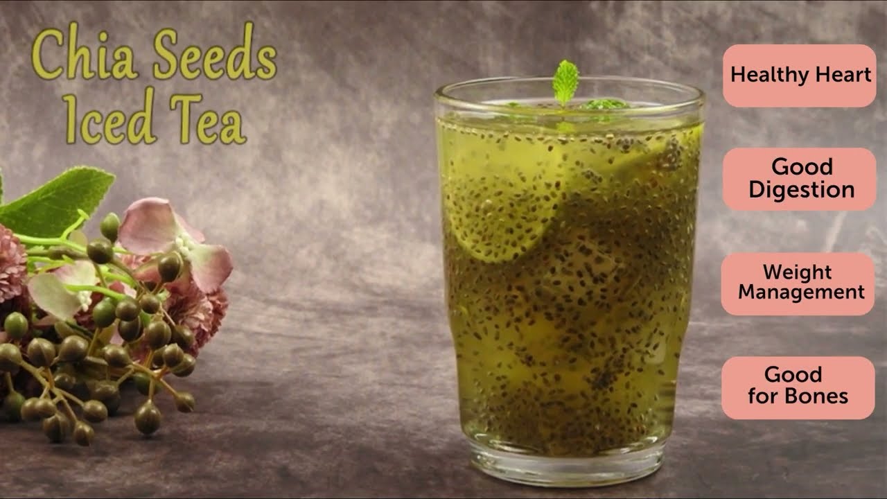 How to Make Chia Seeds Iced Tea | Best Fat Cutter Drink | Fast Fat Burning Routine