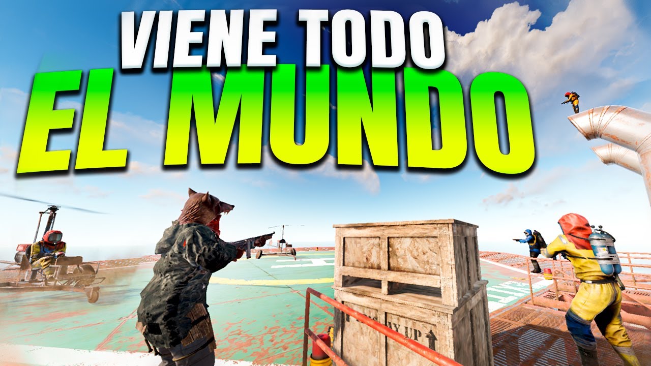 TODO el MUNDO VIENE a la PETRO- RUST - Gameplay español