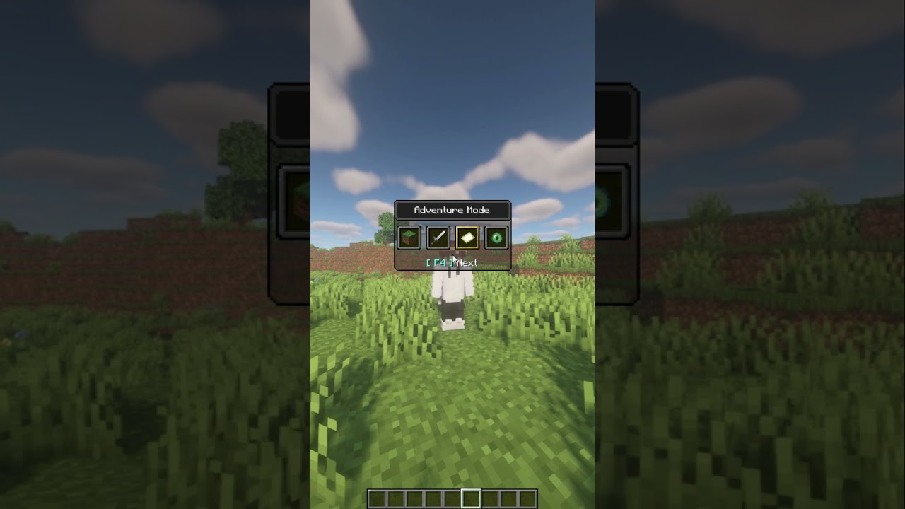 How To QUICKLY Switch Your Gamemode in Minecraft #shorts