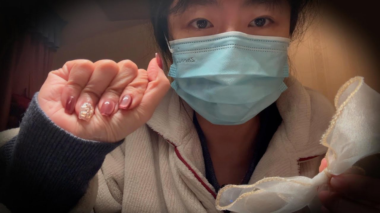 Press on nails | Unintelligible ASMR
