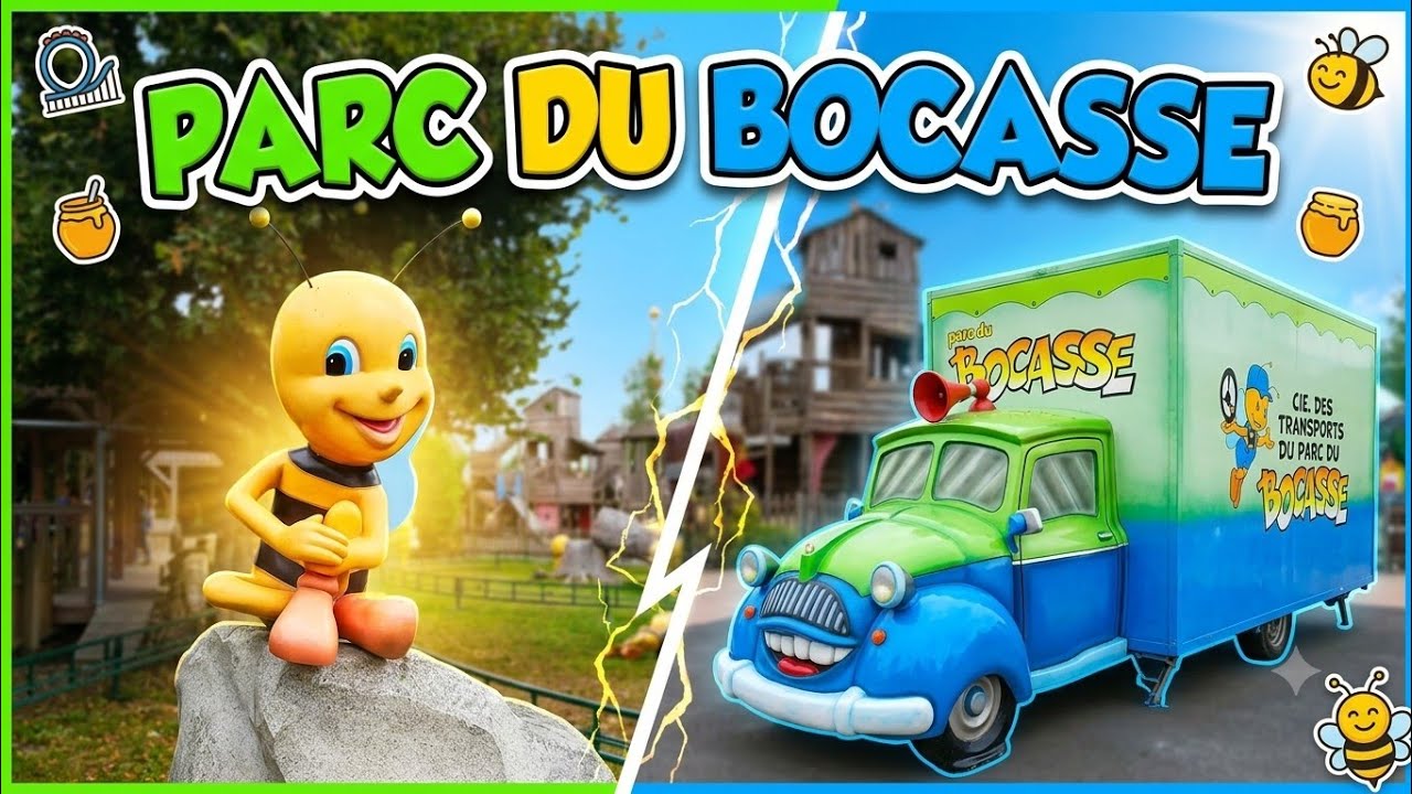 PARC du BOCASSE (Normandie) j'adore ce Parc d'attraction 🎠