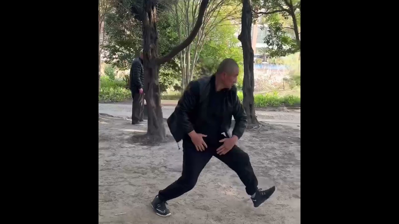 心意六合拳名师井森金先生弟子周永华演练的猴形七星