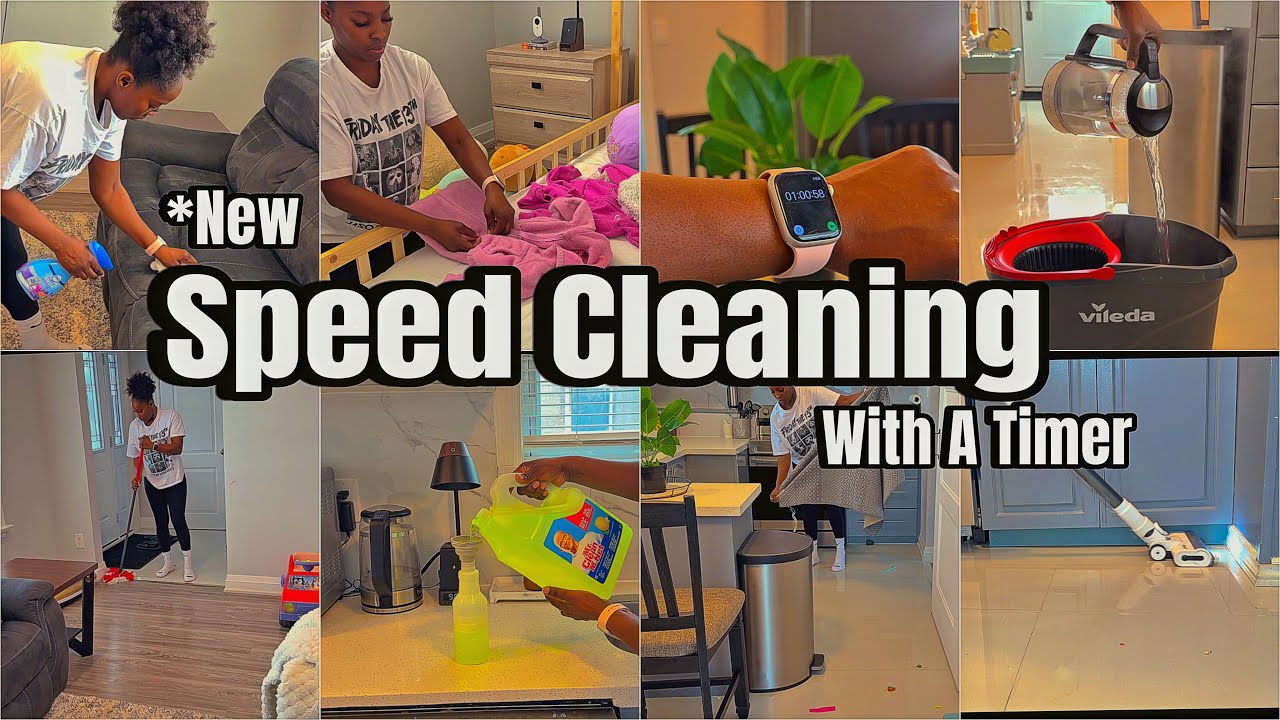 SPEED CLEANING : CLEANING WITH A TIMER + HEALTH TALKS + CLEAN WITH ME + MOTIVATIONAL HOMEMAKING ✨