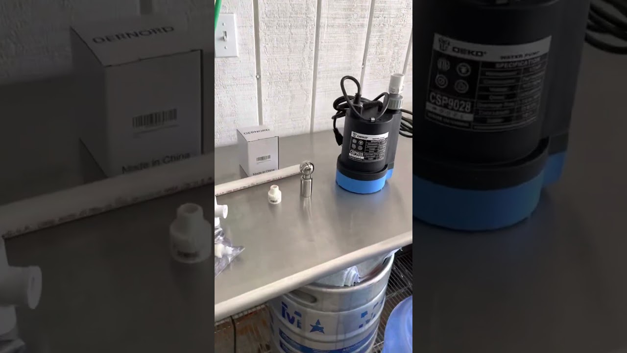 DIY Homebrew keg washer