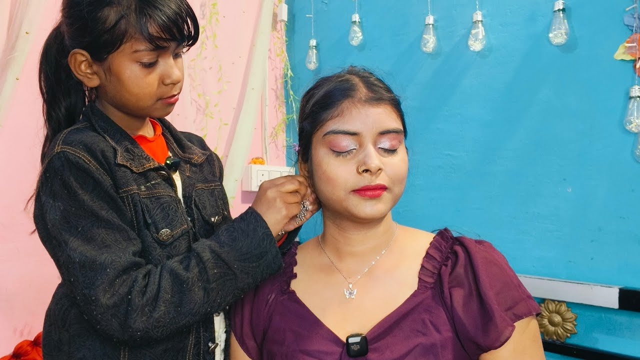 ASMR | 😴Ananya Pampers Me with Makeup & Hairstyle 💆 🌙 (Hair Play, Face Brushing, Ultimate Tingles)✨
