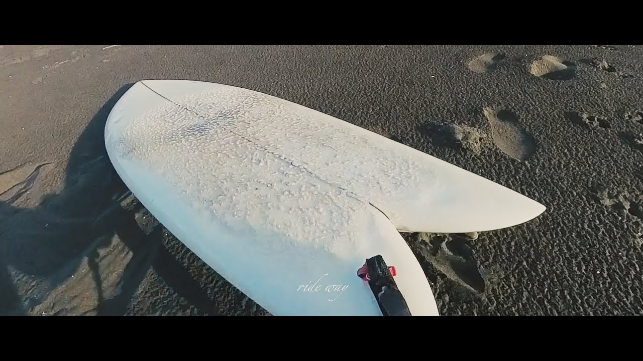 92. POV SURF.【腰△25】twin fish log.  take off 589~610
