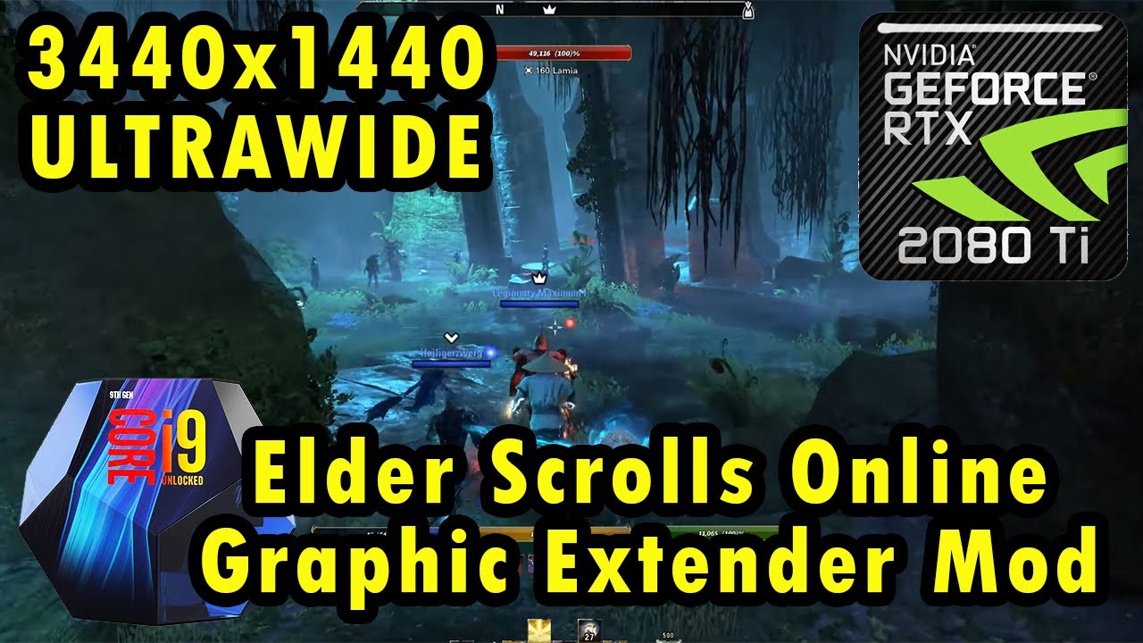 ESO Dungeon Gameplay with Graphics Extender (ESOGE) | RTX 2080 Ti | i9-9900K | 3440x1440 ULTRAWIDE