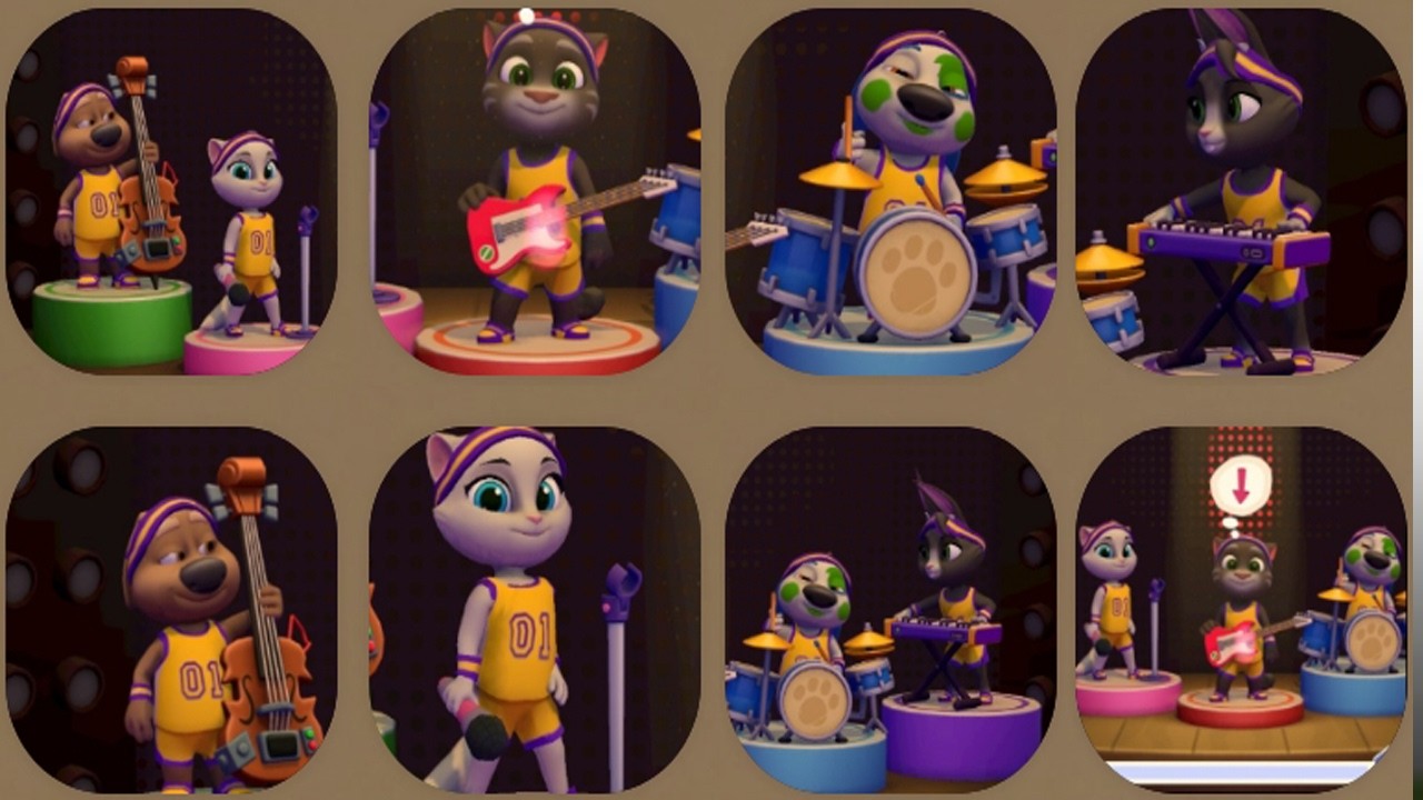 Good morning with music performed by the cats themselves on stage,let's give them a round of applaus