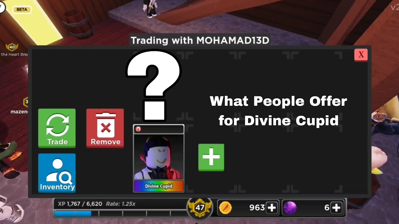 What People Offer for Divine Cupid | Survive The Killer! #trading #roblox #survivethekiller #killer