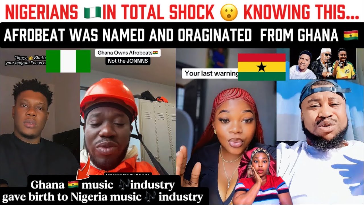 Nigerians 🇳🇬 In Total Shock 😮 Knowing This.. Afrobeat was Name and originated from Ghana🇬🇭