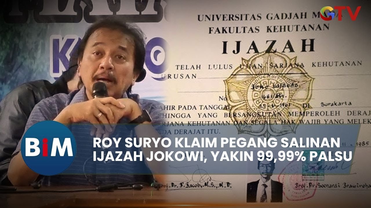 [FULL] Roy Suryo Klaim Pegang Salinan Ijazah Jokowi, Yakin 99,99% Palsu | Buletin Update (4/10)