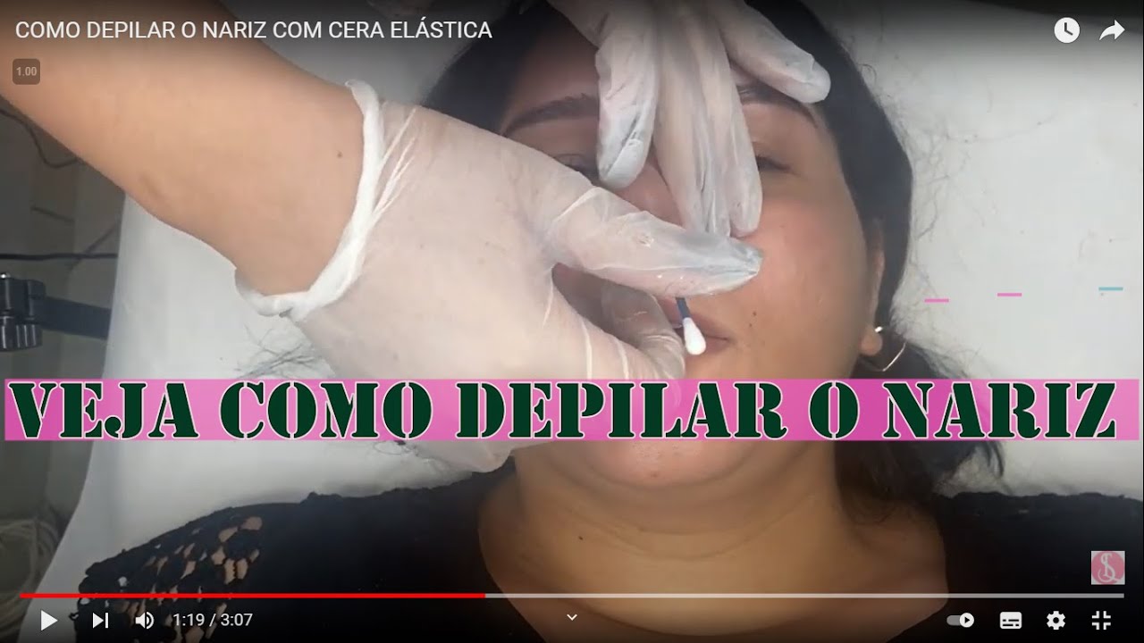 COMO DEPILAR O NARIZ COM CERA ELÁSTICA