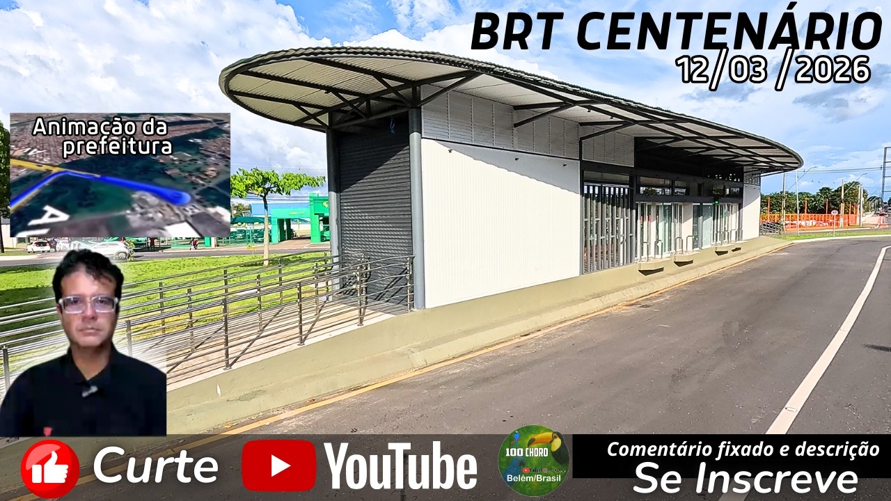 BRT Centenário na Av. Júlio César: começa na estação TAPANÃ! Está Saindo do Papel? | Belém 2026
