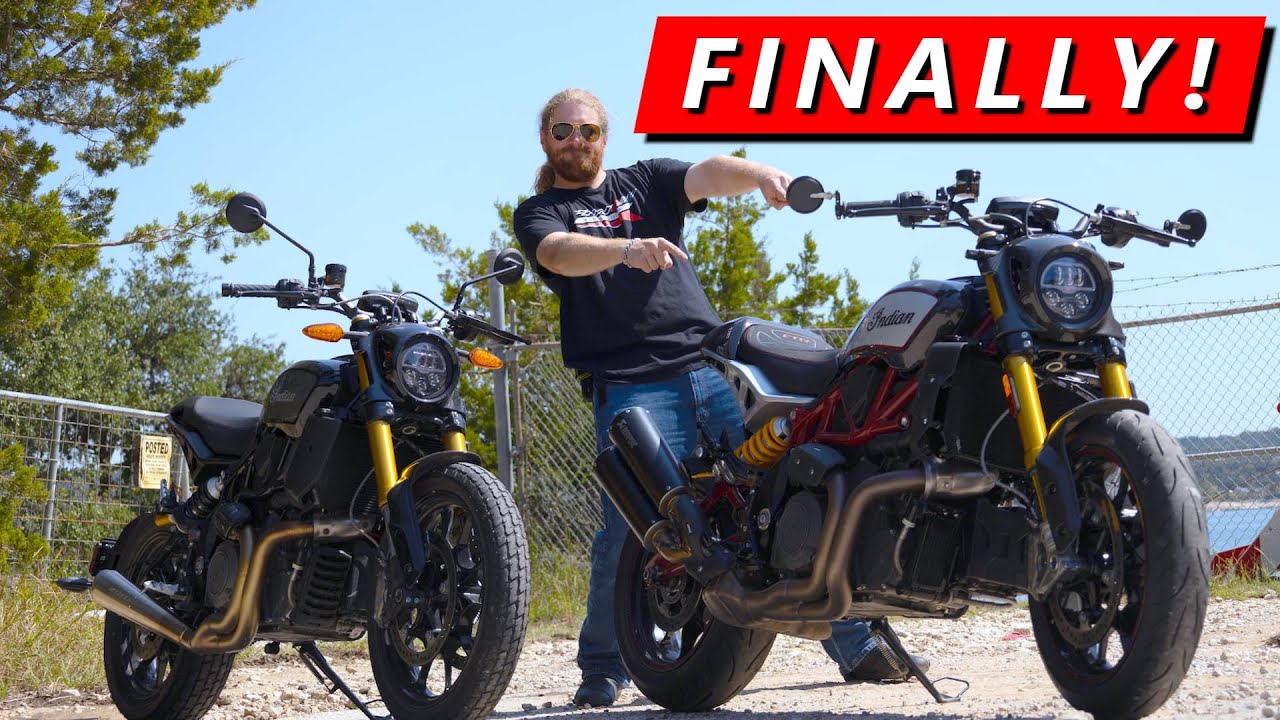 Indian Made the FTR1200 RIDEABLE! (17” Sportbike Tires!)