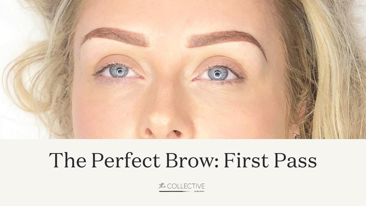 First Pass of Left Brow | The Perfect Brow Course