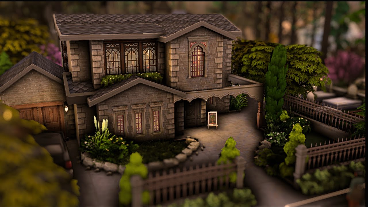RAVENWOOD FUNERAL HOME AND APARTMENT | LIFE AND DEATH + BASE GAME ONLY | The Sims 4 Speed Build