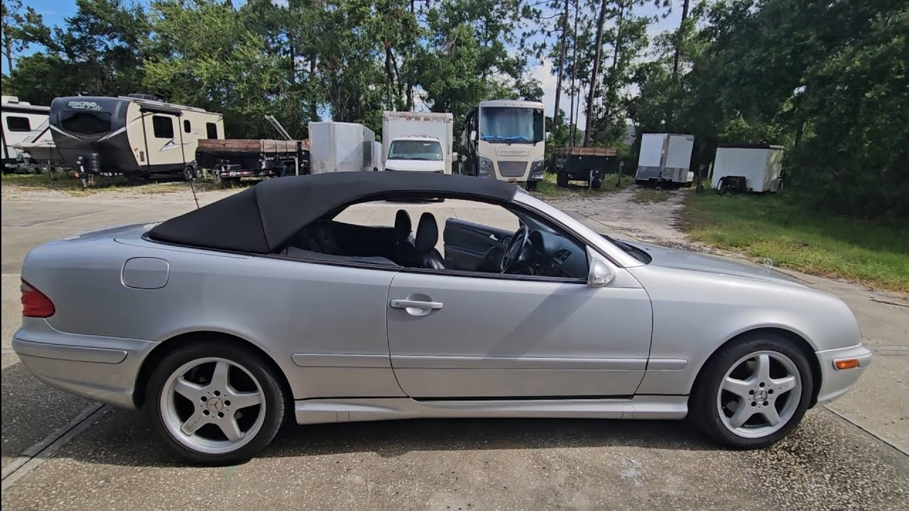 2000 Mercedes CLK manual top operation