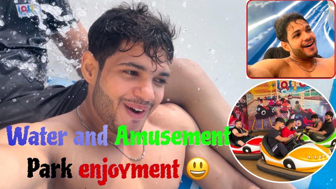 Masti and fun with Brothers 😃|| Water park💦🏊