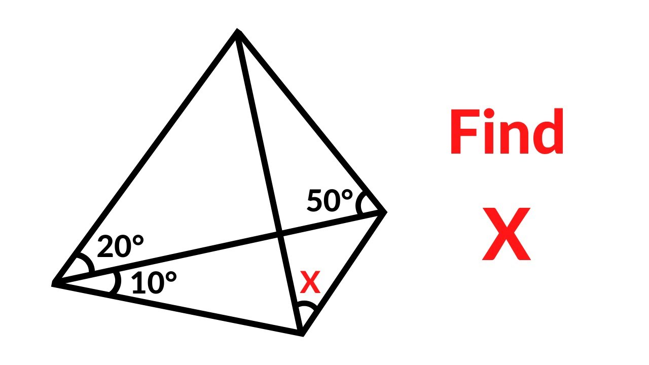 Find the angle X | Important Geometry Skill | Geometry Problem
