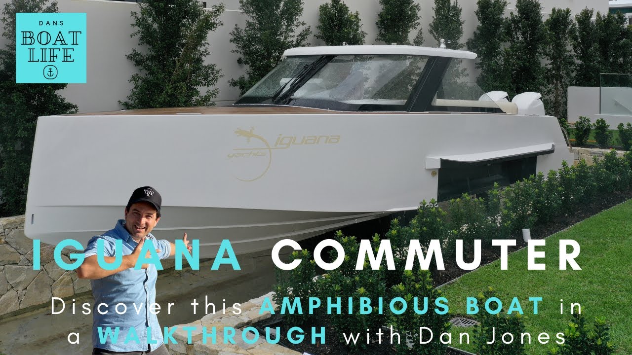 Iguana Commuter - Discover this amphibious boat in a WALKTHROUGH with Dan Jones