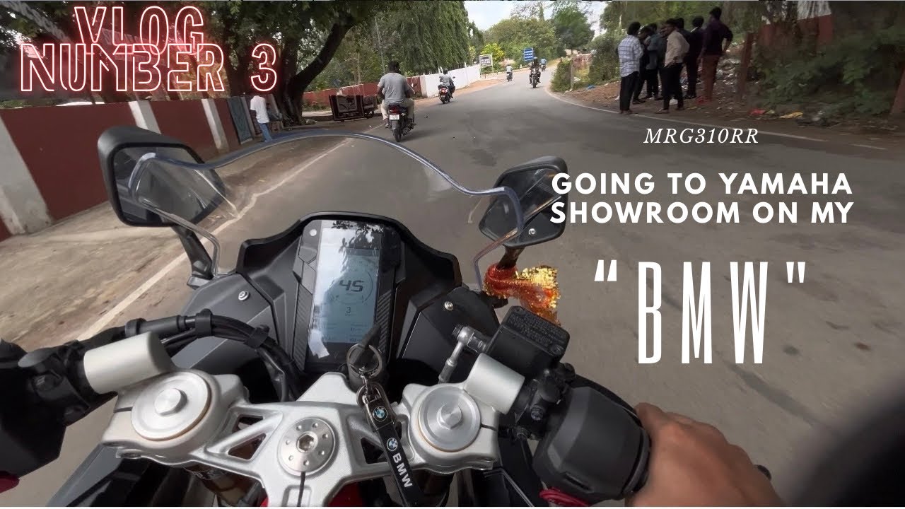 “A Peaceful Ride to Yamaha Showroom on My BMW G310RR | Daily Vlog”❤️‍🩹🏍️