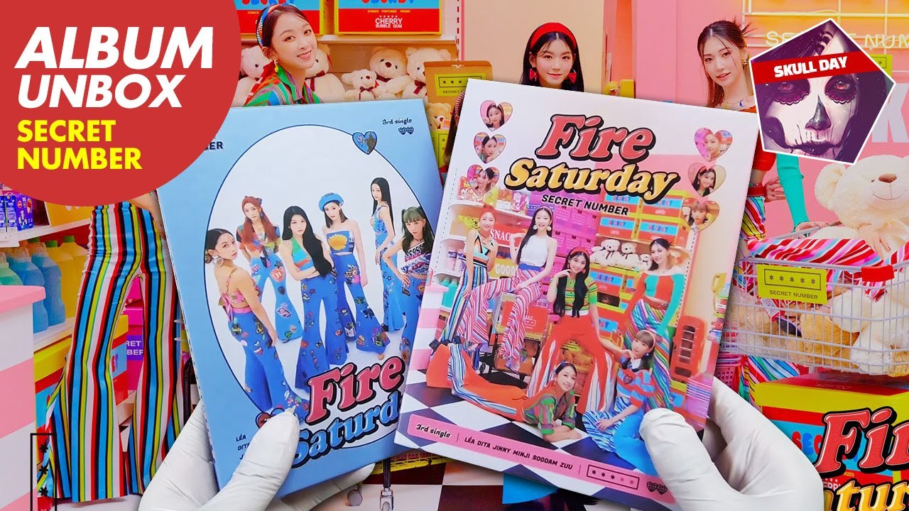 🌸UNBOXING SECRET NUMBER - FIRE SATURDAY🌸Album Reaction 시크릿넘버 (불토) 싱글 3집 노래 앨범 언박싱 개봉기