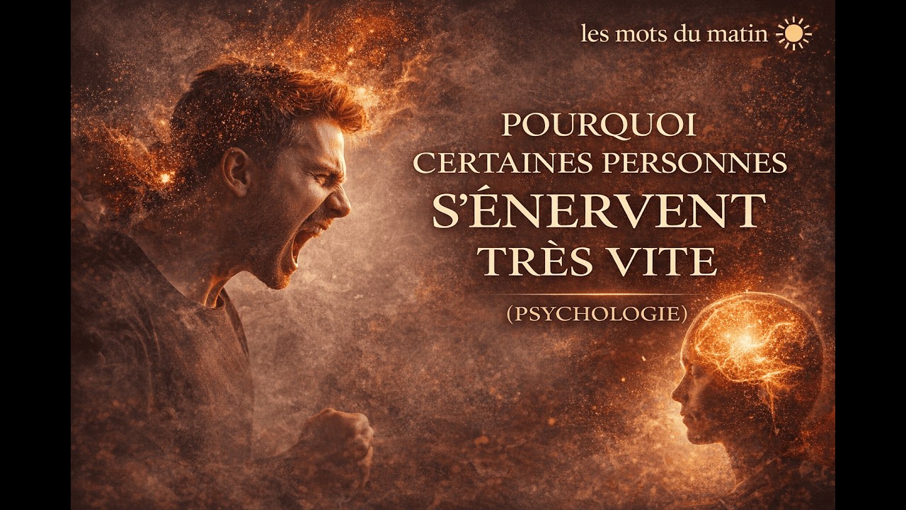 Pourquoi Certaines Personnes S&rsquo;&Eacute;nervent Tr&egrave;s Vite (Psychologie)#citation #meditation #motivation